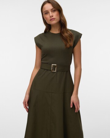 VERO MODA MIDI BELTED DRESS