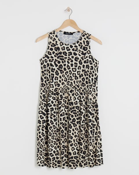 Great Value Soft Touch Sleeveless Smock Dress