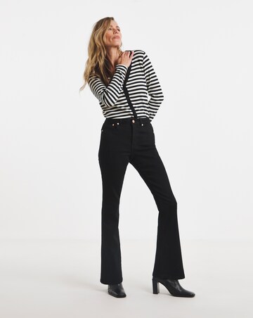 Black Magisculpt Bootcut Jeans