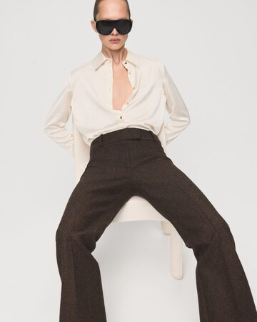Mango Satin Finish Flowy Shirt