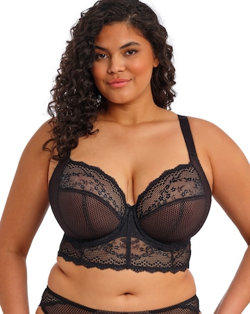 Elomi Charley Wired Longline Bralette Black