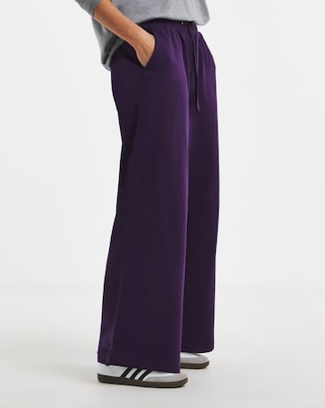 Plum Wide Leg Jogger