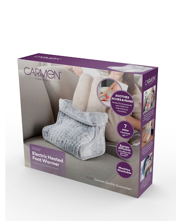 Carmen C81285GRY Heated Foot Warmer