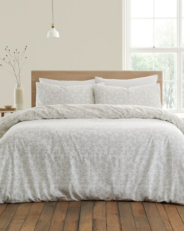 Bianca Shadow Leaves Duvet Cover Set