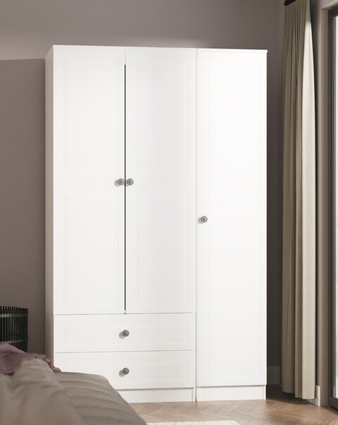 Richmond Triple Wardrobe with 2 Drawers