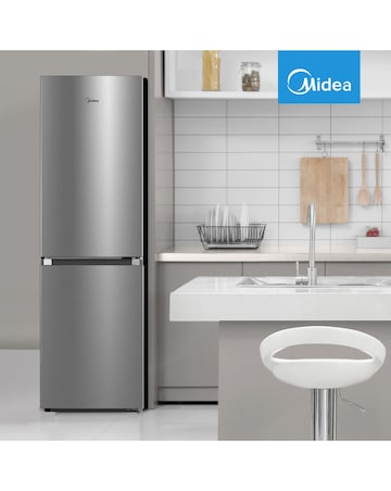 Midea Fridge Freezer - Silver