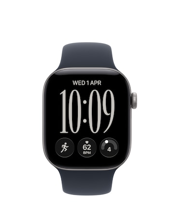 Apple Watch Series 12 GPS 42mm - Space Grey Aluminium/Navy Blue Sport Band - S/M