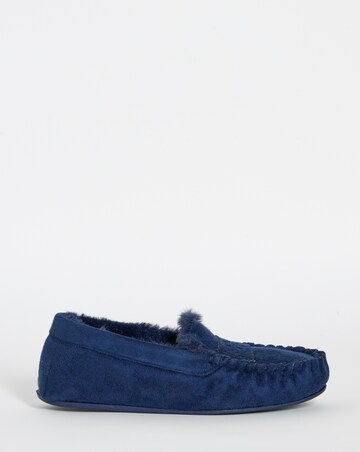 Shelby Cut Out Loafer Slippers - Wide Fit (E)
