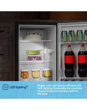 Fridgemaster MUL4892MES Under Counter Fridge - Silver E Rated