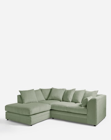 Ferguson Jumbo Cord Left Hand Chaise Sofa