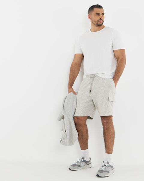 Jersey Sweat Cargo Short