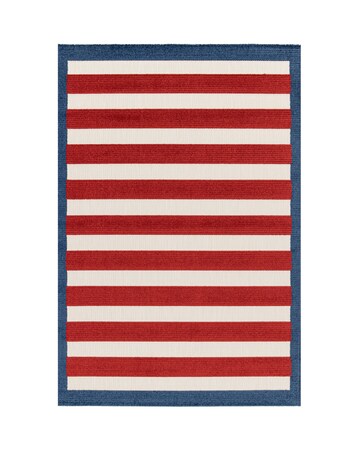 Zouk Striped Indoor/Outdoor Rug