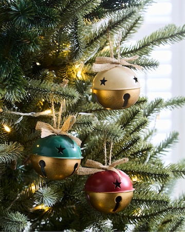 Gisela Graham Metal Bell Decorations - Set of 3