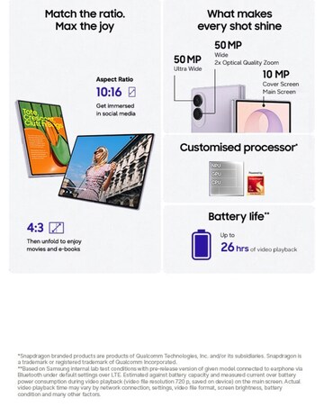 Samsung Galaxy Z Fold8 512GB 5G - Cream
