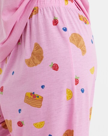 Pretty Secrets Value 2 Pack Breakfast Print Pyjama Sets