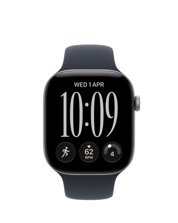 Apple Watch Series 12 GPS 46mm - Space Grey Aluminium/Navy Blue Sport Band - S/M