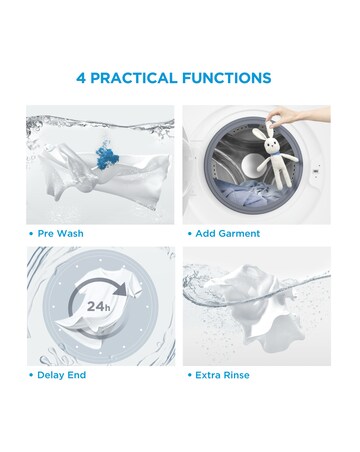 Midea 9kg Washing Machine - White + Installation