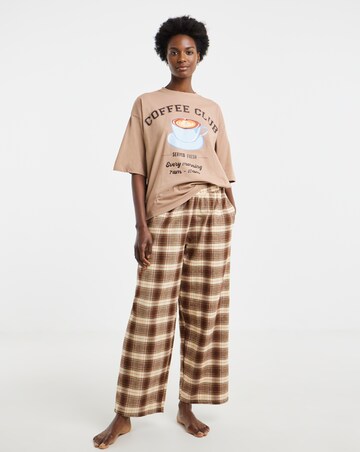 Pretty Secrets Coffee Club Graphic Pyjama Set