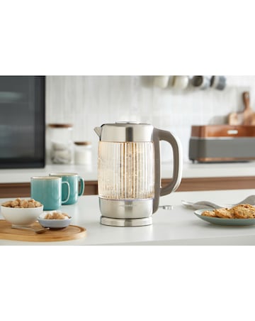 Morphy Richards Lantern 1.5L Jug Glass Kettle - Amber