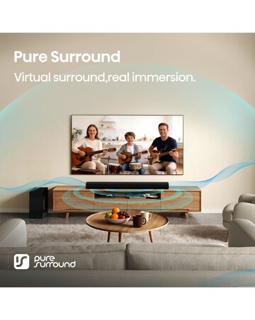 Hisense HS2100S 2.1ch 240W Soundbar with DTS Virtual X and Wireless Subwoofer