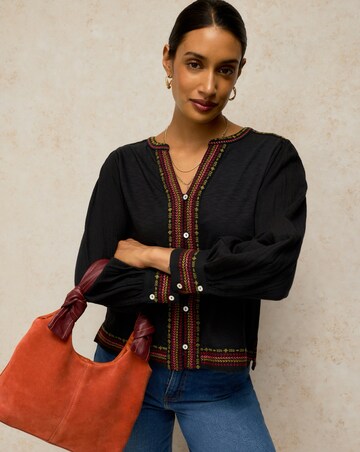 White Stuff Lizzie Embroidered Top