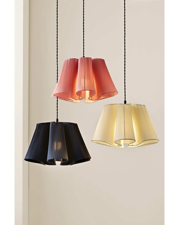 ValueLights Jemima Pink Full Pleated Shade