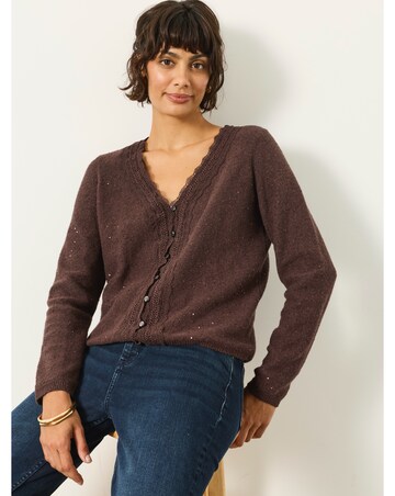 Fatface Skylar Lace Cardigan