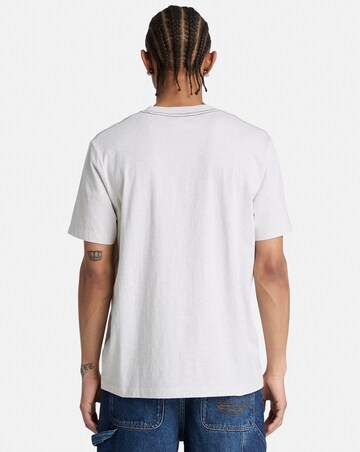 Timberland Established 197 Short Sleeve Embroidered T-Shirt - Light Oatmeal
