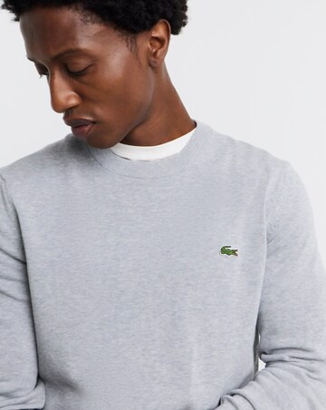 Lacoste Classic Crew Neck Sweater - Grey Marl