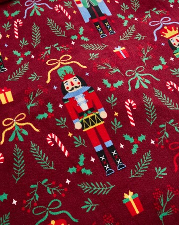 Festive Nutcracker Fleece Duvet Cover Set