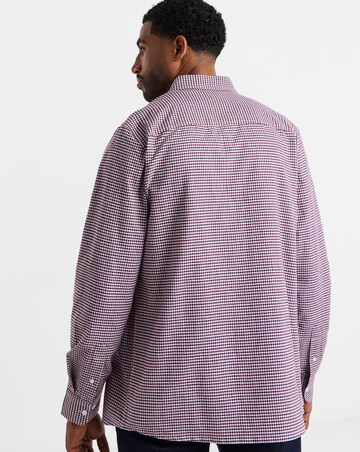 Long Sleeve Cotton Gingham Shirt
