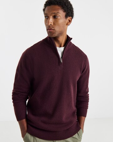 Lambswool 1/4 Zip Jumper