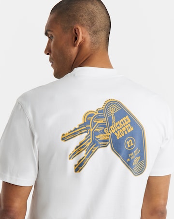 Dickies Short Sleeve Plain City Back Graphic T-Shirt - White