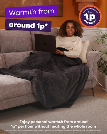 Slumberdown Comfy Hugs Heated Throw