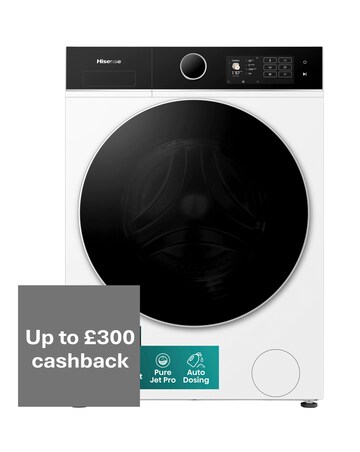 Hisense KitchenFit 5i Series WF5I1245BWR 12kg Washing Machine - White