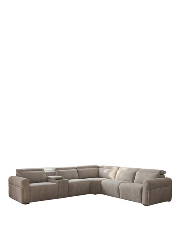 Weston Power Recliner 2 Corner 1 Seater Sofa with Console