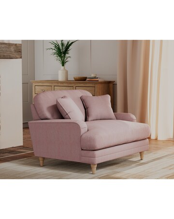 Lily Stripe Snuggle Chair