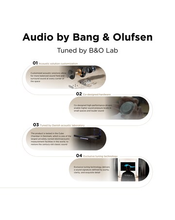 TCL A65K 3.1.2 Dolby Atmos All-in-One Bang & Olufsen AI Soundbar with Subwoofer