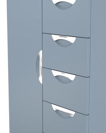 Haydn Ready Assembled 1 Door 5 Drawer Kids Wardrobe - Kids