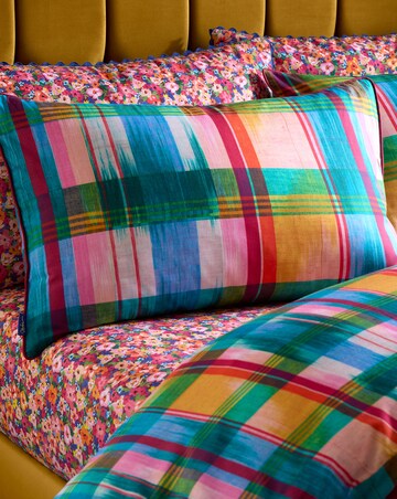 Sophie Robinson Wanderweave Ikat Check Duvet Cover Set