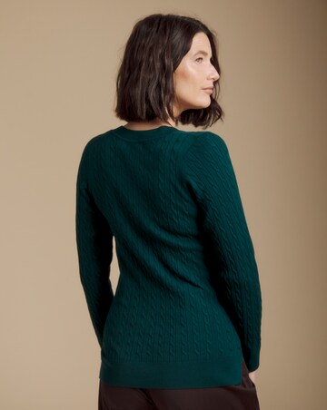 Julipa Cable V Neck Jumper