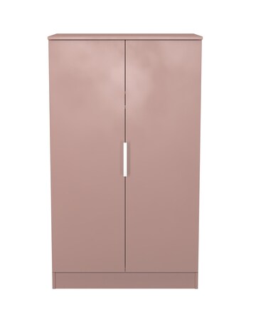 Humber Ready Assembled 2 Door Midi Wardrobe - Kids