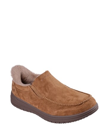 Skechers Slip-Ins Murette Scofield Slipper - Chestnut