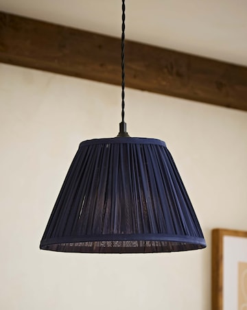 ValueLights Elowen Navy Chiffon Taper Shade