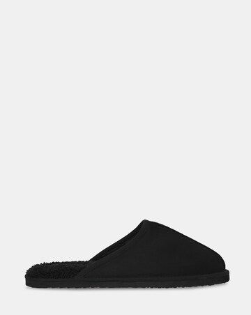Jack & Jones Dudely Microfibre Mule Slipper - Black