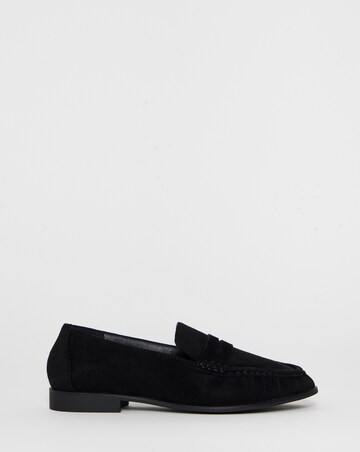Palmer Puckered Flat Loafer Shoes - Wide Fit (E)