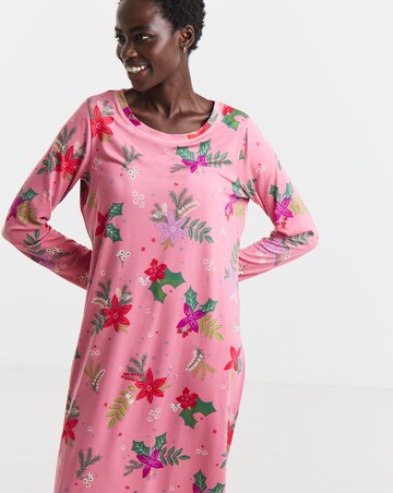 Julipa Value Supersoft Floral Print Long Sleeve Nightie