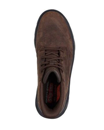 Skechers Slip-Ins Garza Ridley Chukka Boot Wide Fit - Cocoa