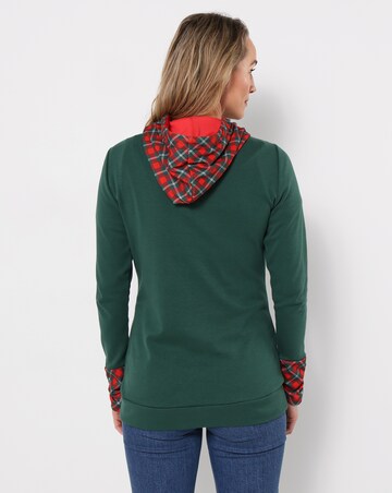 Joe Browns Christmas Cat Hoodie