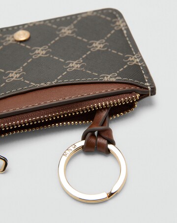 Mango Logo Zip Card Holder